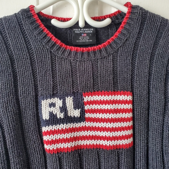 Ralph Lauren Flag Sweater - Picture 2 of 4